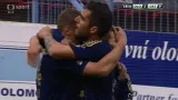 Gól v utkání Sigma Olomouc - Baník Ostrava: Varadi - 1:0 (14. min.)