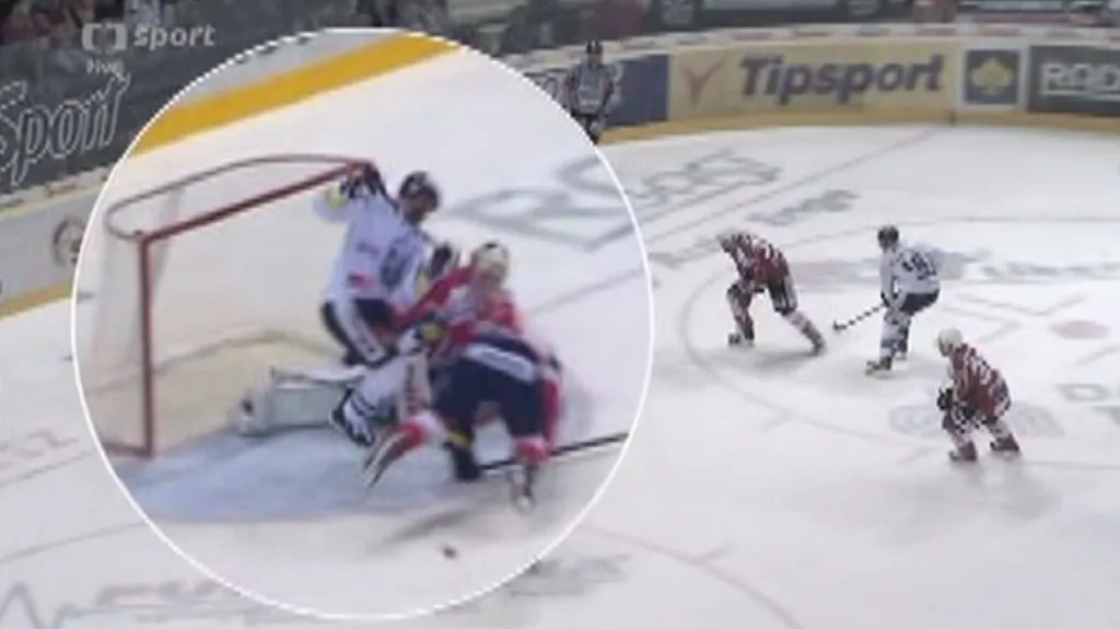 El. tužka: Chybně uznaný gól Liberce proti Pardubicím