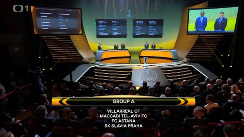 Slavia má ve skupině EL Villarreal, Maccabi Tel Aviv a Astanu