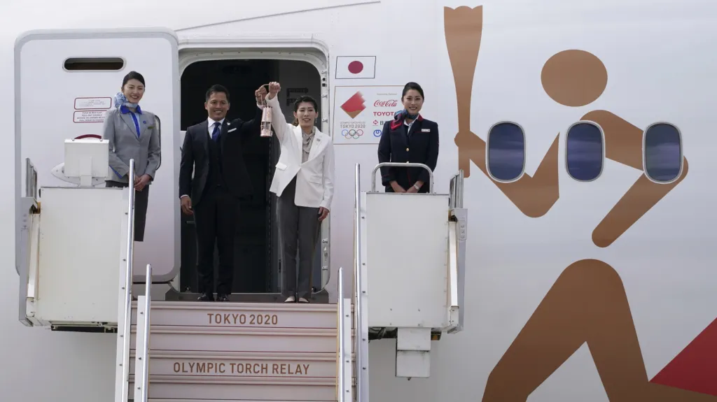 Olympijská pochodeň je v Japonsku