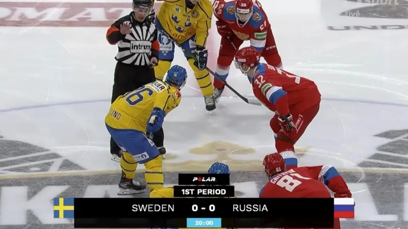 Sestřih utkání Švédsko – Rusko