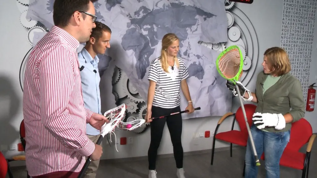 ČT sportcast s lakrosistkami Annou Lottmann a Áňou Ničovou