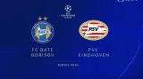 Sestřih utkání BATE Borisov – PSV Eindhoven