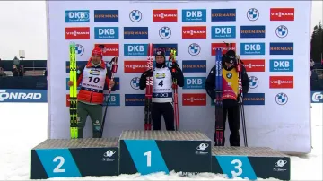 Medailový ceremoniál po masáků mužů