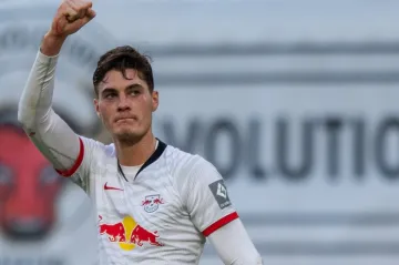 Patrik Schick se raduje z gólu