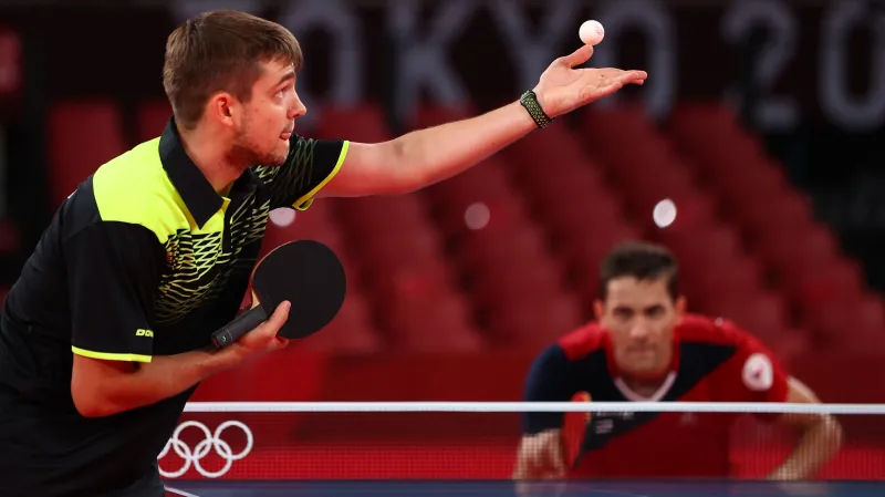 Záznam stolního tenisu Gerassimenko - Jančařík