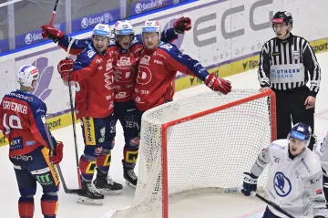 Radost pardubických hokejistů