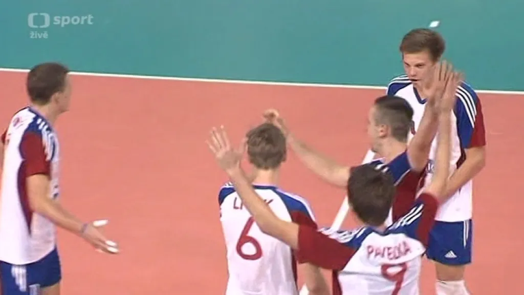 Čeští juniorští volejbalisté těsně prohráli s Tureckem