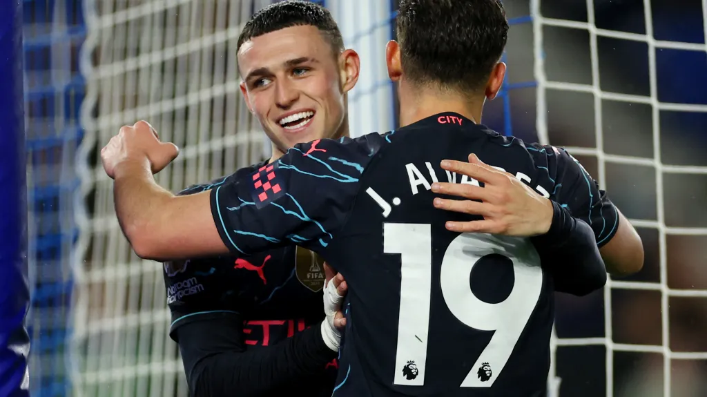 Radost hráčů Manchesteru City