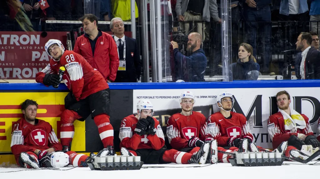 Zklamaní hokejisté Švýcarska