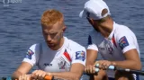 Semifinálová jízda českého dvojskifu lehkých vah na MS