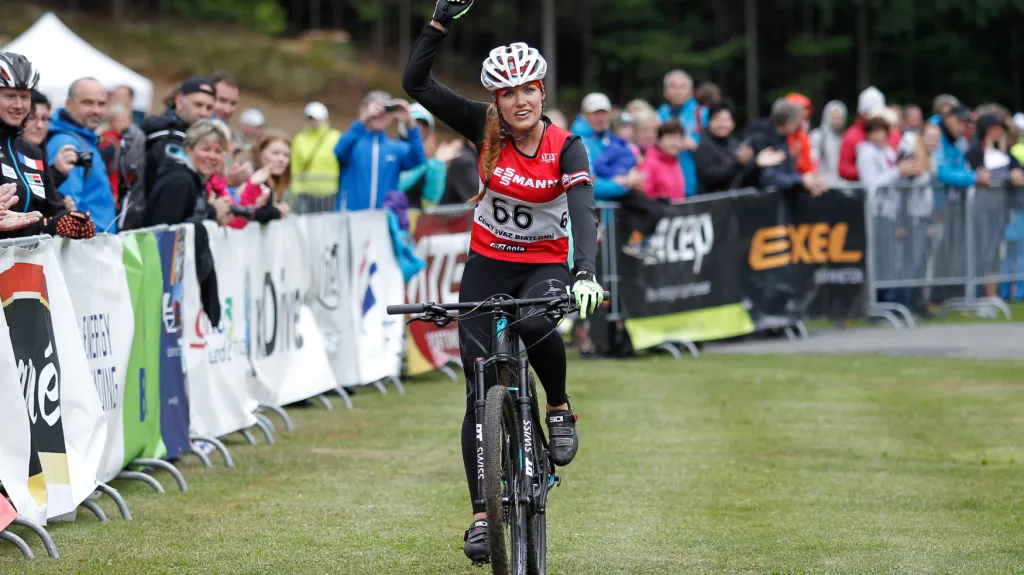 Gabriela Koukalová sbírá triumfy i na kole