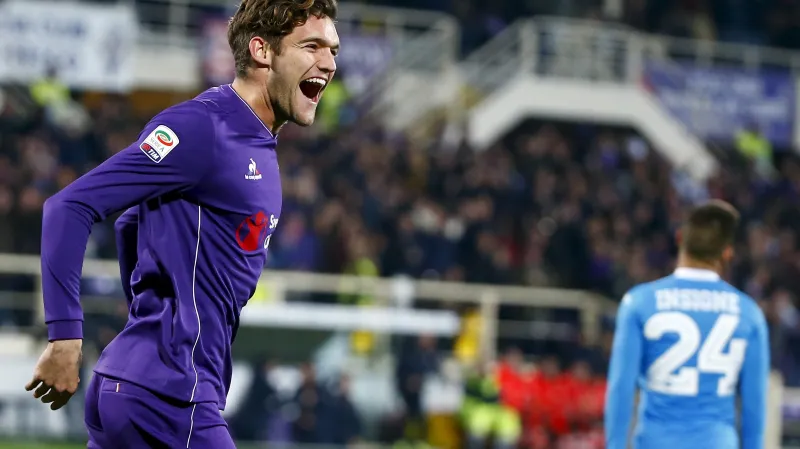 Marcos Alonso v dresu Fiorentiny