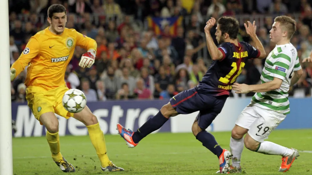 Utkání Barcelona - Celtic