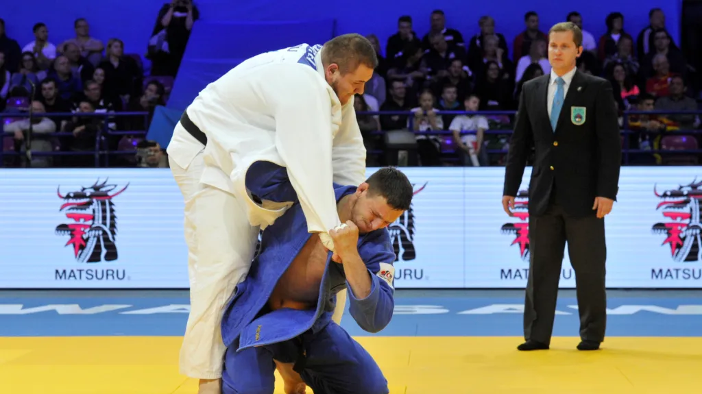 Lukáš Krpálek a Daniel Natea z Rumunska