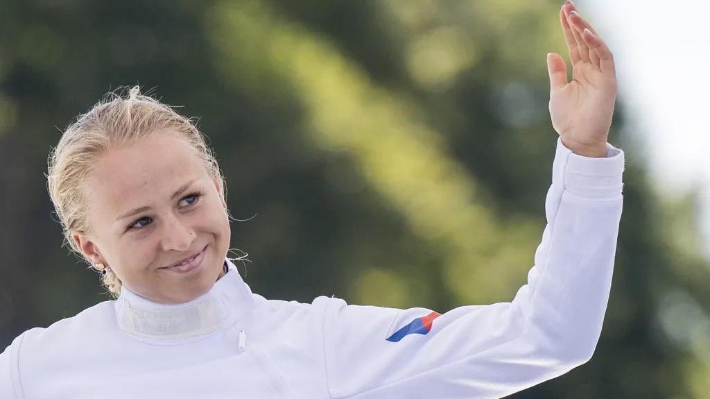 Moderní pětibojařka Lucie Hlaváčková v olympijském finále