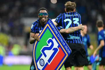 Inter Milán oslavuje 21. italský titul