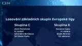 Los EL nepřisoudil Slavii ani Jablonci soupeře z nejatraktivnějších