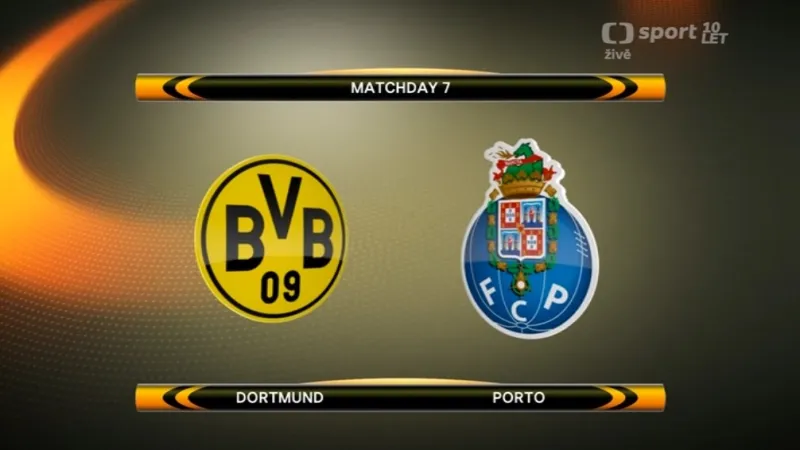 Sestřih utkání Borussia Dortmund - FC Porto