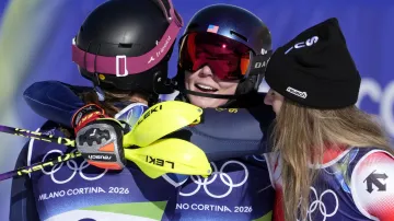 Závěr slalomu žen s vítěznou Shiffrinovou