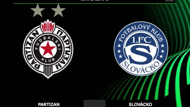 Sestřih utkání Partizan Bělehrad - Slovácko