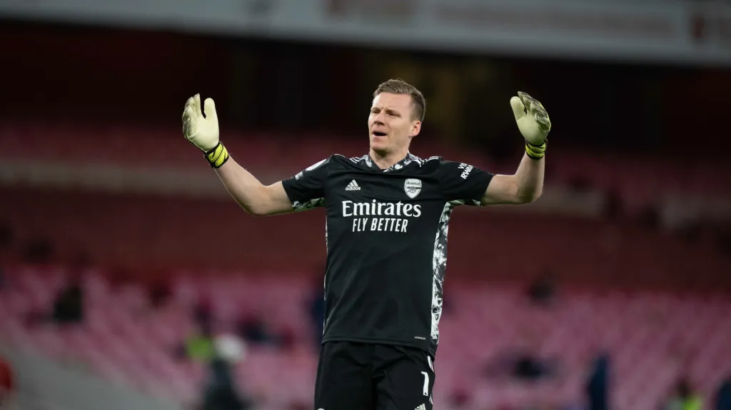 Gólman Arsenalu Bernd Leno