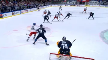 Gól v utkání Česko – Finsko: Chlapík – 3:0 (13. min.)