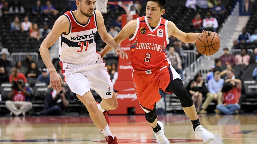 Tomáš Satoranský v dresu Wizards