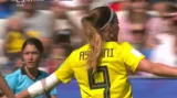 Gól v utkání Anglie - Švédsko: Asllaniová - 0:1 (11. min.)