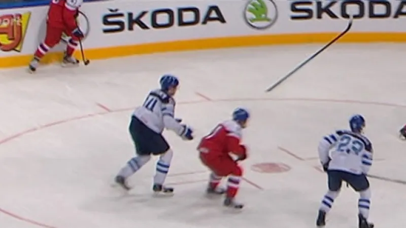 Sporně posouzené situace ve čtvrtfinále Finsko - Česko