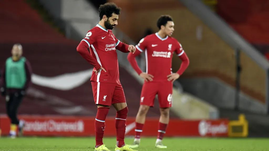 Salah a Alexander-Arnold po porážce Liverpoolu