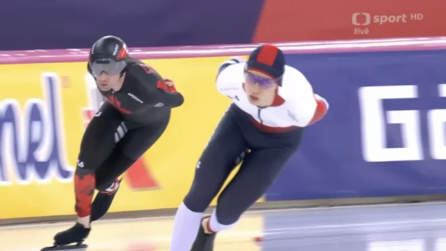 Jízda Jílka v závodu MS na 5000 m