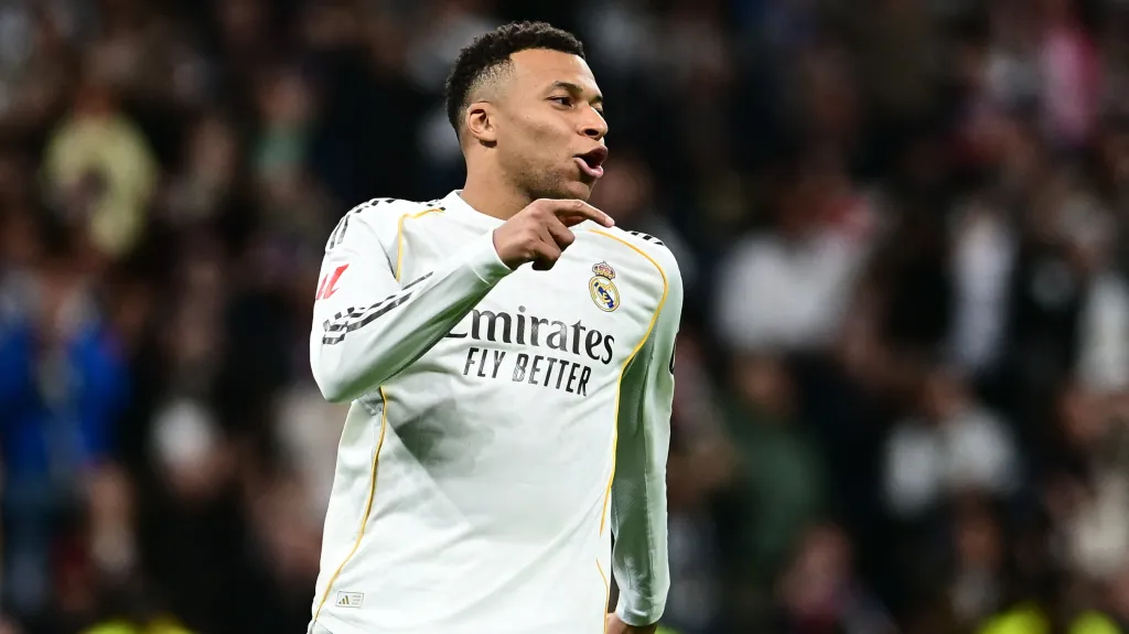 Kylian Mbappé v dresu Realu Madrid