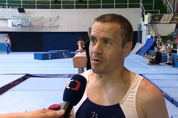 Gymnasta Krejčí dosáhl v 48 letech na domácí bronz