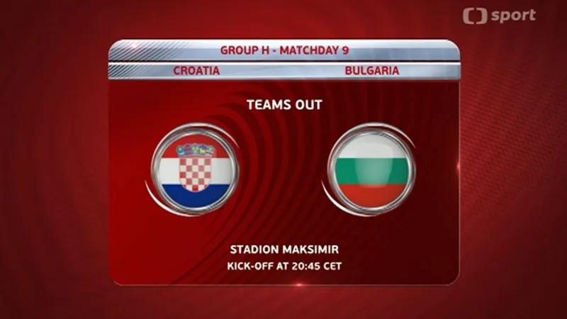 Sestřih utkání Chorvatsko - Bulharsko