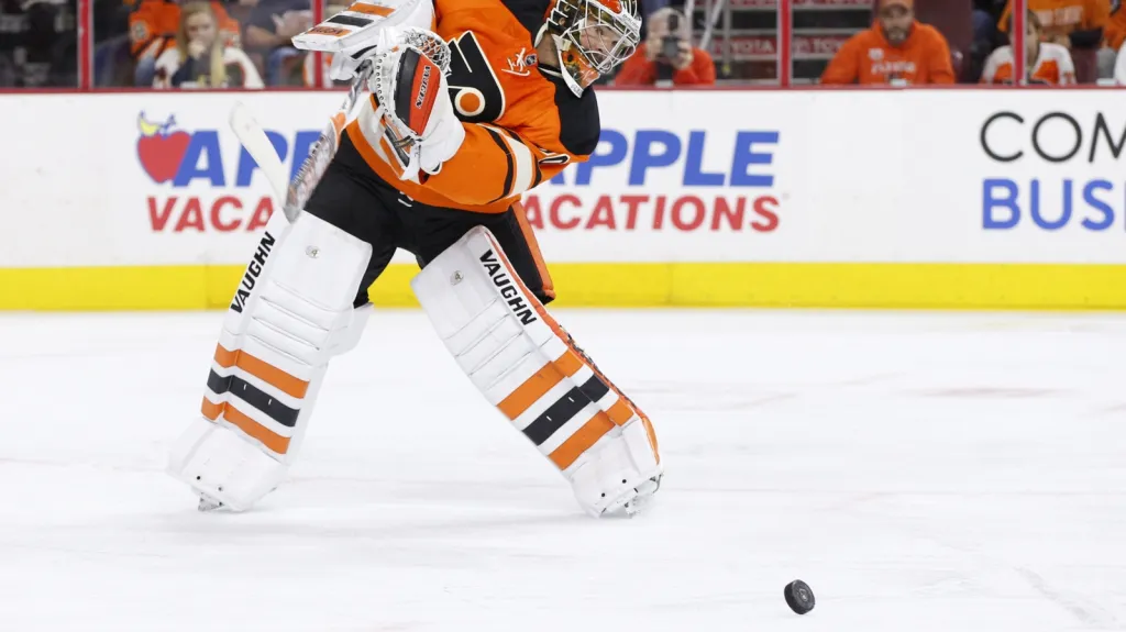 Michal Neuvirth v akci