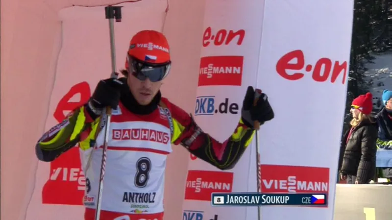 Biatlonista Soukup je zpátky - ve sprintu v Anterselvě dojel desátý