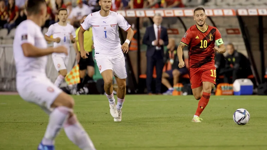 Antonín Barák v utkání s Belgií