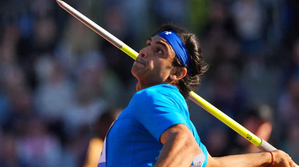 Níradž Čopra na závodech v Turku