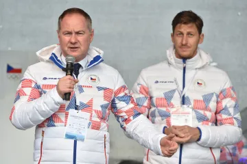 Ministr školství Petr Gazdík a předseda Národní sportovní agentury Filip Neusser