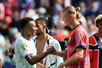 Kylian Mbappé a Erling Haaland