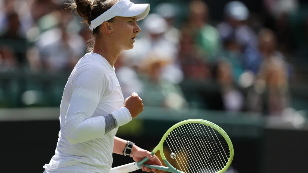Barbora Krejčíková na Wimbledonu