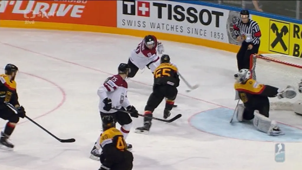 Gól v utkání Německo - Lotyšsko: Darzinš - 0:1 (12. min.)