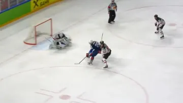 Gól v utkání USA - Kanada: Kreider - 1:0 (27. min.)