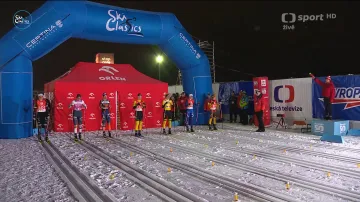 Finále ženského sprintu na Jizerské padesátce