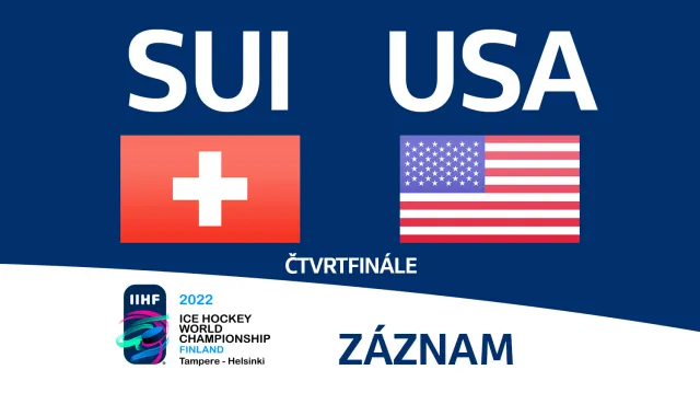 Záznam čtvrtfinále Švýcarsko – USA
