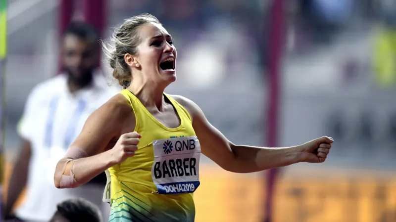 Nečekanou oštěpařskou mistryní světa je Australanka Barberová