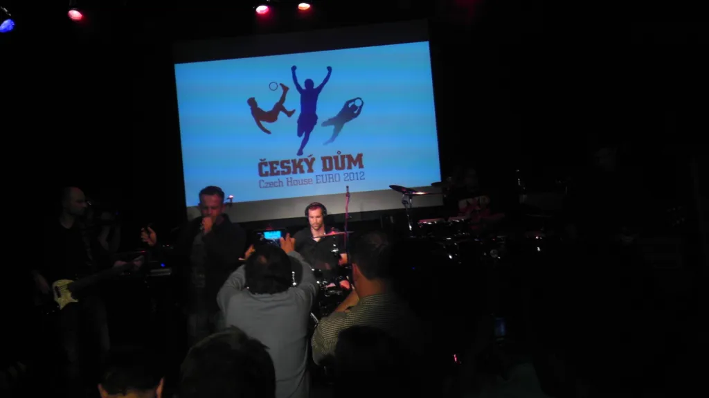 Petr Čech jako bubeník