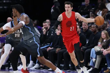 Vít Krejčí v zápase Utah – Portland