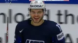 Gól v utkání USA - Německo: DeBrincat - 3:0 (51. min.)